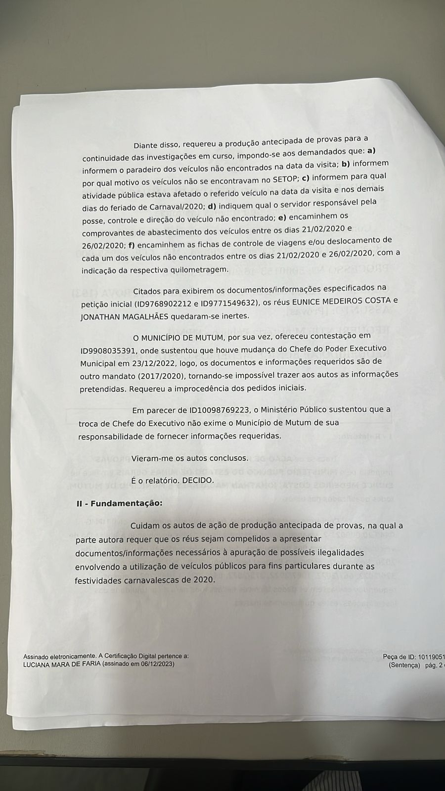Ação de produção antecipada de provas 2