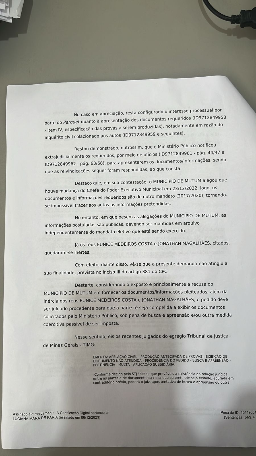Ação de produção antecipada de provas 4